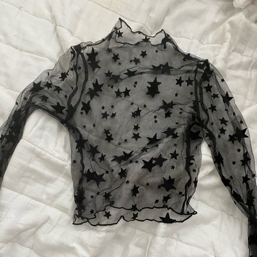 Princess Polly Mesh Star Top